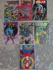 Vintage 90s Comic Book Valiant Holo  Lot Of 7 G To VG - Xo, Zen, Ninjak, Solar picture
