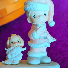 Enesco Precious Moments Wishing You A Ho Ho Ho 1992 Porcelain Figurine picture