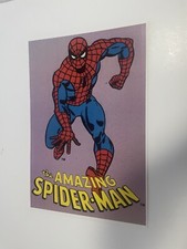 MARVEL SUPER-HEROES THE AMAZING SPIDER-MAN RETRO POSTER PIN UP BRAND NEW. picture