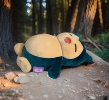 Snorlax Takara Tomy Arts Pokemon Sleeping Friend Rare Pocket Monster Plush picture