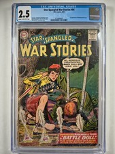 Star-Spangled War Stories #84 CGC 2.5 C/OW DC 1959, 1st App. Mademoiselle Marie  picture