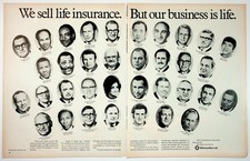 1972 Metropolitan Life Insurance Sales Leaders Page Ephemera Collectible picture