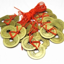 2 Sets 3 Chinese Feng Shui Coins Oriental Lucky Style Home Decor Collectible Set picture
