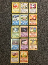 Vintage Pokemon Cards WOTC Bundle Squirtle Charmander Eevee Gym Rocket 1999 picture
