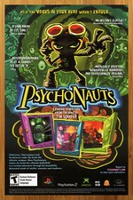 2005 Psychonauts PS2 Xbox PC Vintage Print Ad/Poster Authentic Official Game Art picture