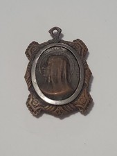 Vintage Reliquary Relic Pendant - St. Francis Xavier Cabrini Catholic  picture