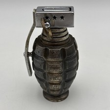 Vintage Combat P.G.L. Hand Grenade Lighter 14210 Untested Made In Japan 1960’s picture