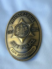 Philadelphia City Police 215th Anniversary Commemorative Badge picture