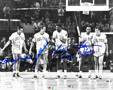 BILL RUSSELL JOHN HAVLICEK SAM JONES RED AUERBACH SIGNED REPRINT 8