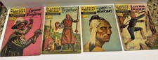 Classics Illustrated Comic Lot 4 Vintage 15¢ Gilberton Nos 2 4 32 79 picture
