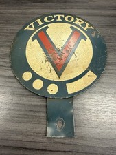 1940’s Morse Code Victory Car/Truck Plate Topper picture
