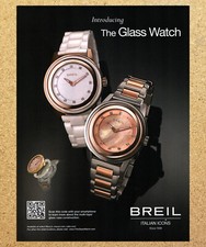 Breil the Glass Watch Italian Icons Designer - Print Ads Ephemera Art 2011 picture