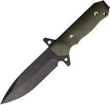 1881 Knifeworks By Medford AIO 2 OD Green G10 1095CV Fixed Blade Knife S037 picture
