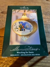 Hallmark Keepsake Ornament 2005 Watching for Santa Illuminations Panorama Claus picture