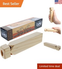 Handcrafted Vintage Wooden Train Whistle - Authentic Sound Gift for Enthusiasts picture