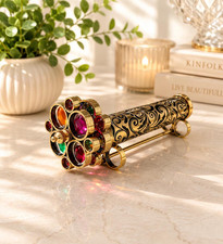 Vintage Brass Kaleidoscope | antique style Kaleidoscope | Unique brass art gift picture