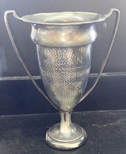 VTG Ultra Rare Trophy 1925 L&N Railroad, Tennis Singles Tournament Silver/Pewter picture