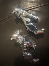 Vintage OEM Mack Truck Bulldog Side Fender Emblem 4MR2157 Chrome Right Facing picture