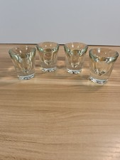 Vintage Anchor Hocking 1 oz Heavy Shot Glass, Clear Shot Glasses - SET OF 4 picture