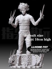 Anime movie Edward Scissorhands Robot battle stand Resin 3D Print GK Kit Figure picture