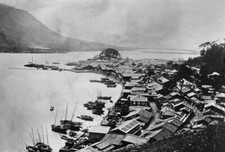 In View of the city and the coast 1910 OLD PHOTO picture