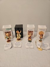 Lot of 4 Vintage Goebel M.I. Hummel Figurines – Original Boxes & Certificates picture