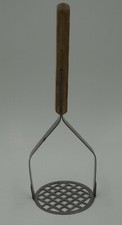 Vintage Mel-Jax Potato Masher Wooden Handle picture