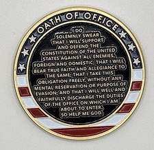FBI HQ Oath of Office Employee Special Agent Challenge Coin New CN98 picture