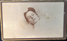 Victorian post-mortem cabinet photograph,  c. 1885 picture