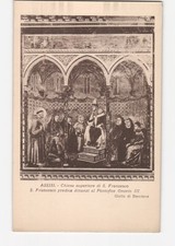 Giotto Fresco St Francis Preaching Pope Honorius III Assisi Italy 1926 Vignati picture