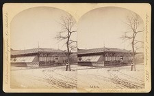 Copenhagen Denmark 1876 International Exhibition Building Stereo Photo picture