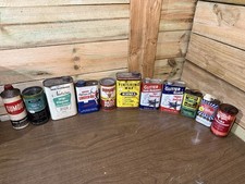 Vintage 50s 60s 70s Collector Tin Cans Memorabilia Lot Of 11 picture
