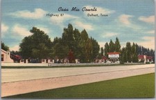 Vintage 1950s DALHART, Texas Postcard CASA MIA COURTS Highway 87 - Linen picture