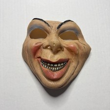 Vintage 1986 Don Studios Bank Robber Mask Halloween Prop Good Condition picture