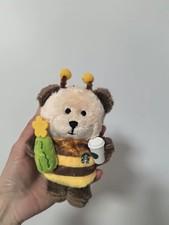Starbucks Bee Bear Plush Pendant Cute Teddy Bear Bag Charm Limited Edition Gifts picture