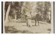 Madison Wisconsin Maple Bluff Farm Standard Postcard COPY RPPC picture