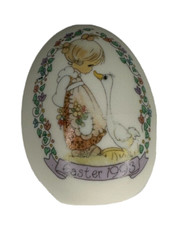 Precious Moments Egg Make A Joyful Noise Easter 1993 with Stand New picture