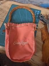 Crown Royal Hand Bag With Leather Braid picture