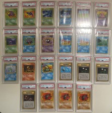 1997 POKEMON JAPANESE FOSSIL (22) PSA GRADED LOT picture