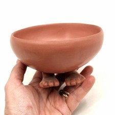 Vintage MMA New York Egyptian Footed Bowl Pop Art Ceramic 1980s Replica 5” picture