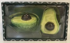 NIB Sheffield Home 3.5” Avocado Half Avocados Salt & Pepper Shakers SAME DAY SHI picture