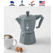 Bialetti Moka Exclusive All-Stovetop Espresso Maker Denim Induction picture