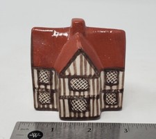 Vintage Mudlen End Studios England Miniature Pottery House 3