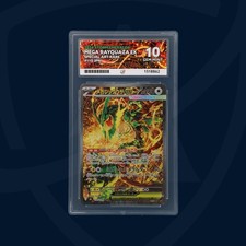 ACE 10 Mega Rayquaza EX 110/076 Japanese Storm Emeralda Special Art Rare SAR picture
