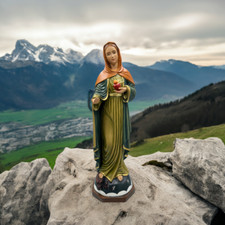 12 inch Flame of Love Statue hand made in Colombia #Fiat-001 picture