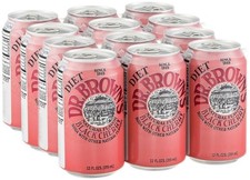 Dr. Brown's Diet Black Cherry Soda - 12 PK, 12 OZ Can picture