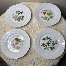 4 VINTAGE Dansk International Berry Salad Dessert Plates 8