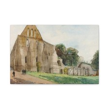 Cass Gilbert, born Zanesville, OH - Battle Abbey - 1931 - Canvas Wall Art picture