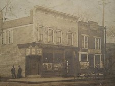 ANTIQUE ANHEUSER-BUSCH BEER SIGN CALUMET HEIGHTS POSTERS TX CHICAGO RPPC PHOTO picture