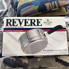 NEW NOS SEALED Revere Ware Fits 2 & 3Qt Stainless Steel Steamer/Colander Insert picture